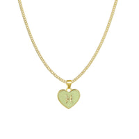 Astrology Sign Heart Necklace