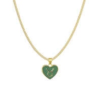 Astrology Sign Heart Necklace
