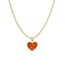 Astrology Sign Heart Necklace