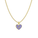 Astrology Sign Heart Necklace