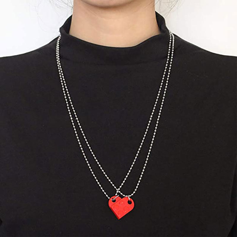 Brick-A-Part Heart Necklaces