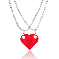 Brick-A-Part Heart Necklaces