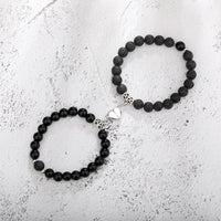 Couple's Magnetic Hearts Bracelet