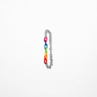 Rainbow Chain Bracelet