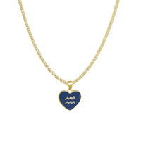 Astrology Sign Heart Necklace