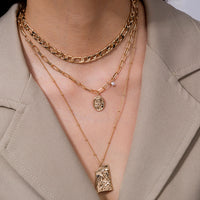 Heavy Multi-layer Necklaces