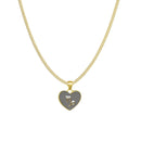 Astrology Sign Heart Necklace
