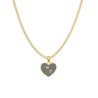 Astrology Sign Heart Necklace