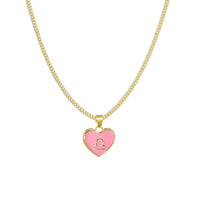 Astrology Sign Heart Necklace