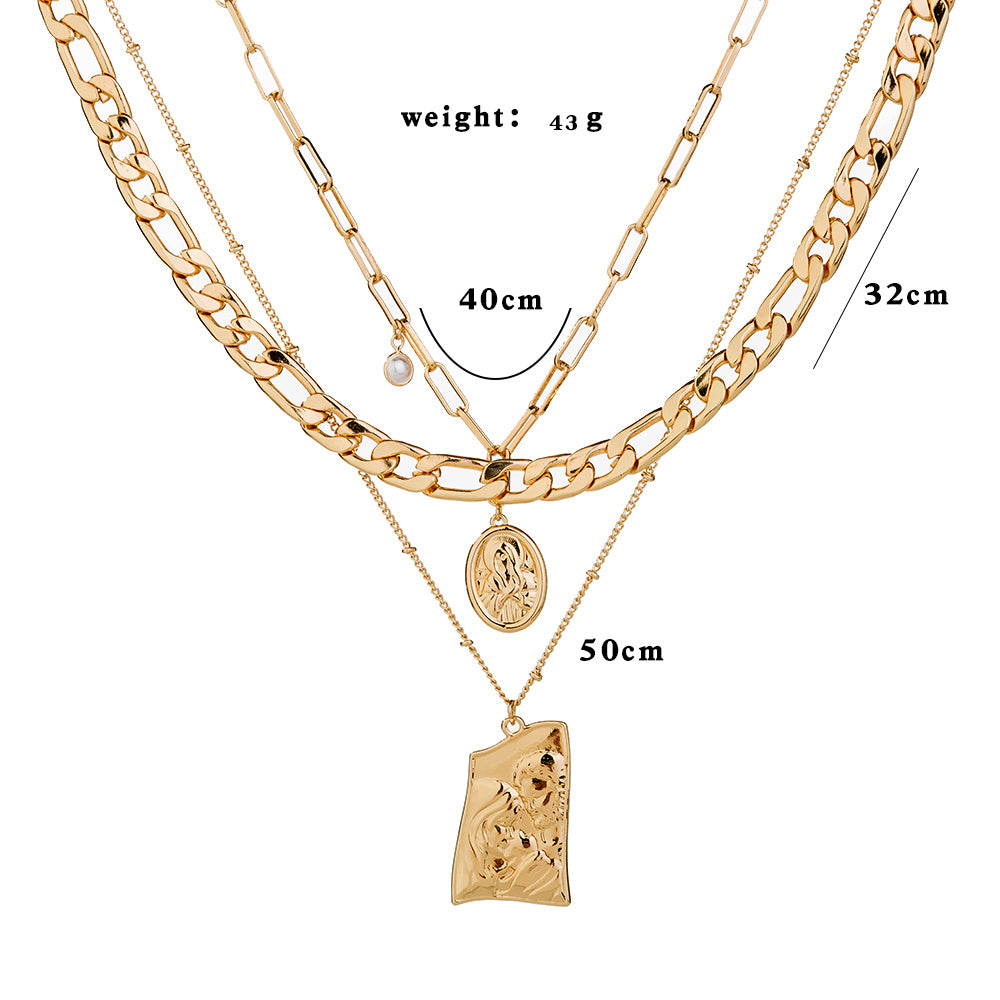 Heavy Multi-layer Necklaces