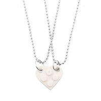 Brick-A-Part Heart Necklaces