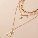 Heavy Multi-layer Necklaces